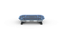 Spartan Lightbar – 55cm/21.5" / Volledig bestukt / Blauw / Gekleurde bovenlens