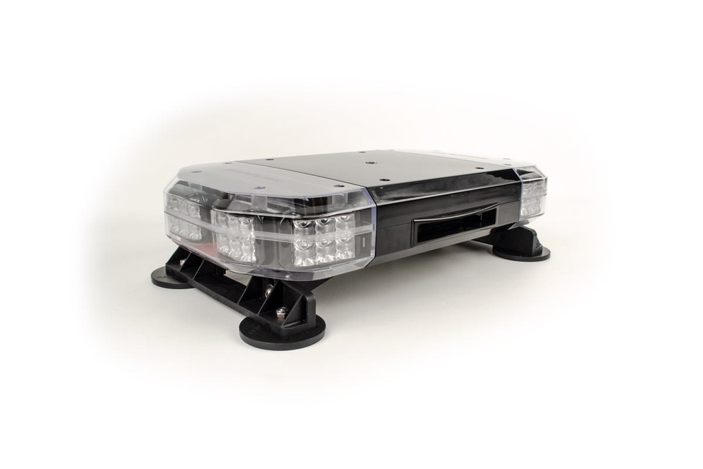 [DSX55SB00BBIN4S0B] DSFX-X Lightbar (Bolt mount, Blue – blue lens, International/UK, Siren + speaker)