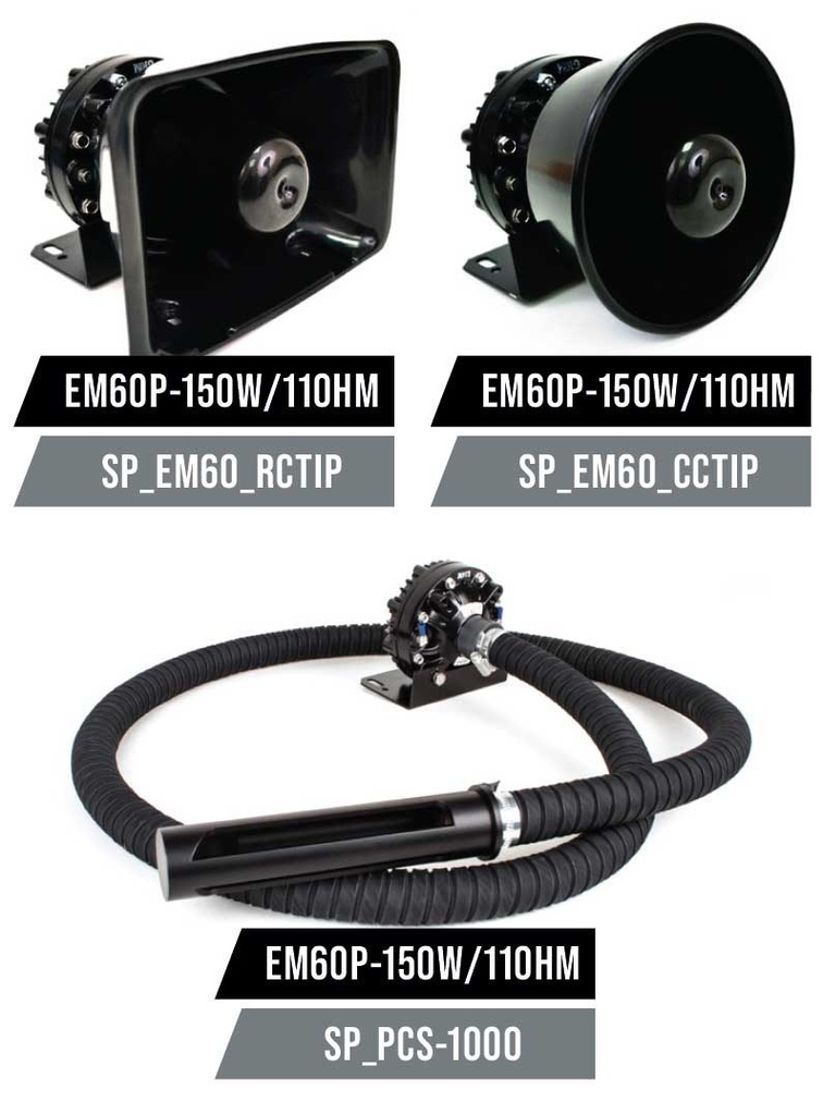 [EM60P-150W-11OHM] EM60P-150W-11OHM Speaker (EM60P-150W-11OHM Alleen (zonder kap/tip))