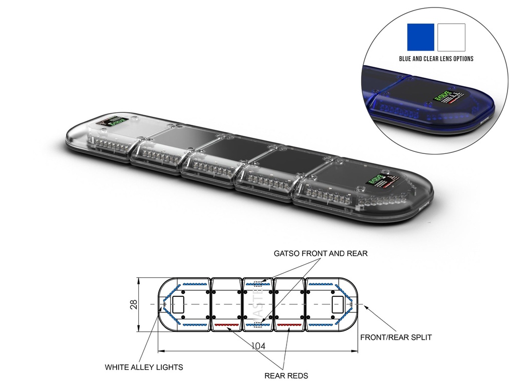 EVOLVE Pro Lightbar - Emergency