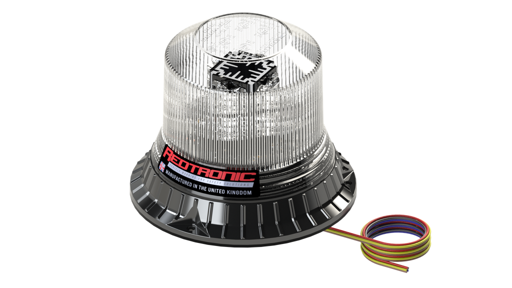 [BTN1-110-AC] Tornado B110 / 1 Bolt ((BTN1-110-AC) Amber LED - Clear Lens)